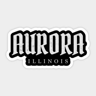 Aurora, Illinois Sticker